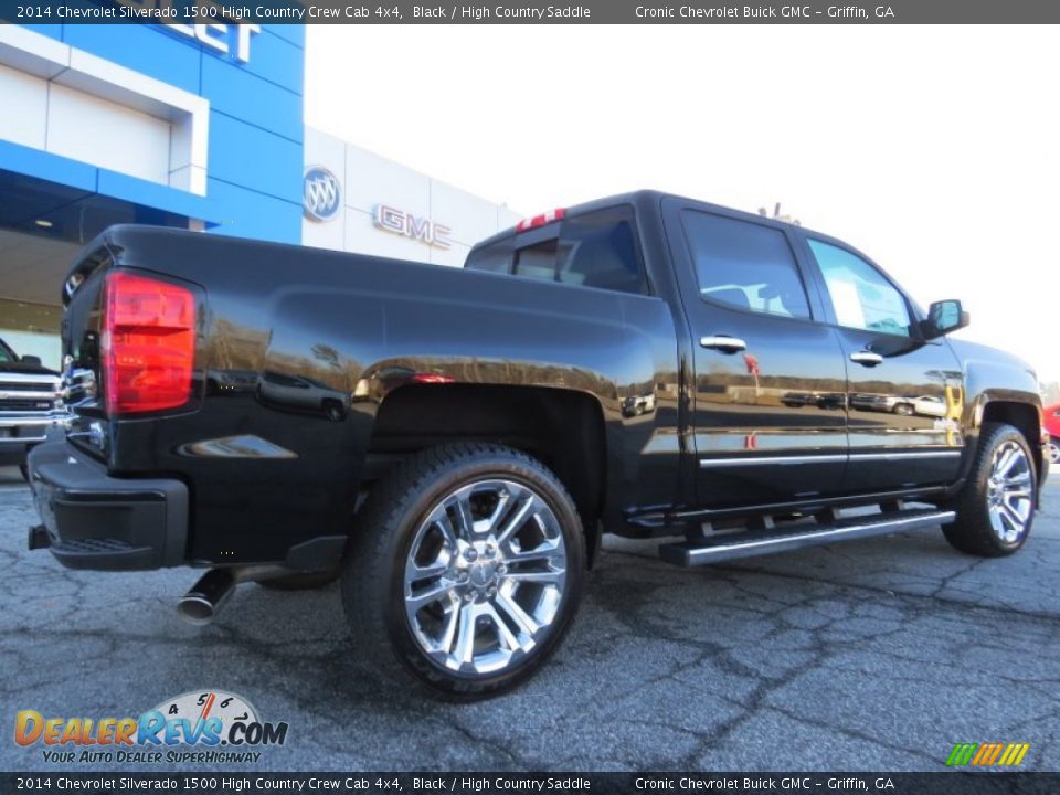 2014 Chevrolet Silverado 1500 High Country Crew Cab 4x4 Black / High Country Saddle Photo #7