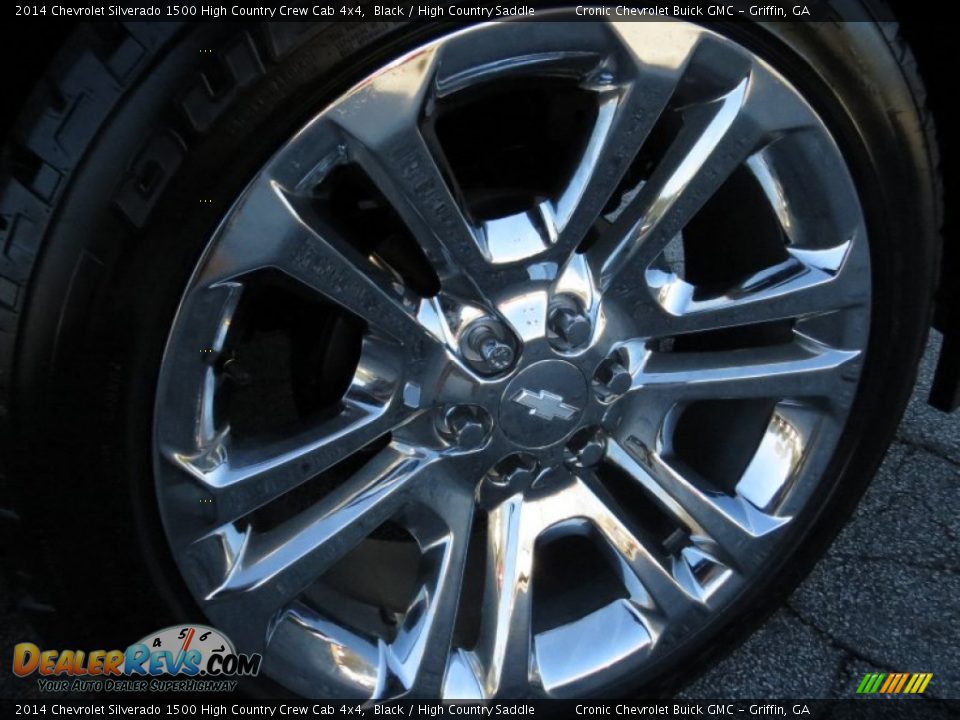 2014 Chevrolet Silverado 1500 High Country Crew Cab 4x4 Black / High Country Saddle Photo #9