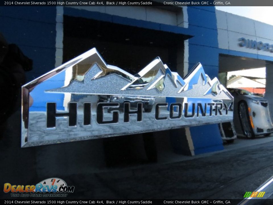 2014 Chevrolet Silverado 1500 High Country Crew Cab 4x4 Black / High Country Saddle Photo #10