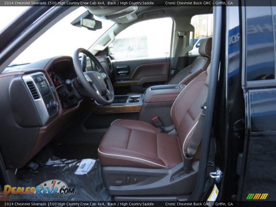 High Country Saddle Interior - 2014 Chevrolet Silverado 1500 High Country Crew Cab 4x4 Photo #11