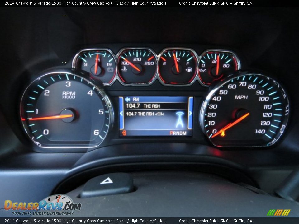 2014 Chevrolet Silverado 1500 High Country Crew Cab 4x4 Gauges Photo #15