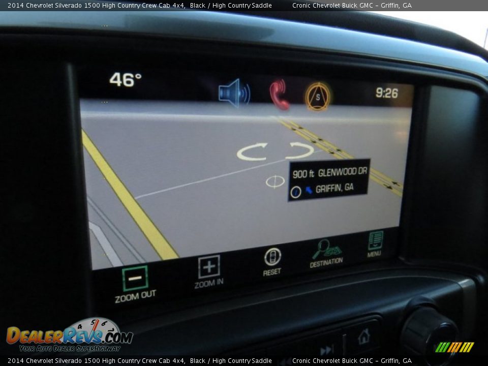 2014 Chevrolet Silverado 1500 High Country Crew Cab 4x4 Black / High Country Saddle Photo #17