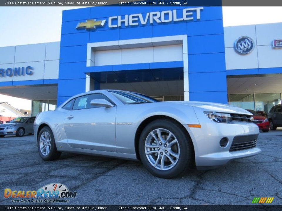 2014 Chevrolet Camaro LS Coupe Silver Ice Metallic / Black Photo #1