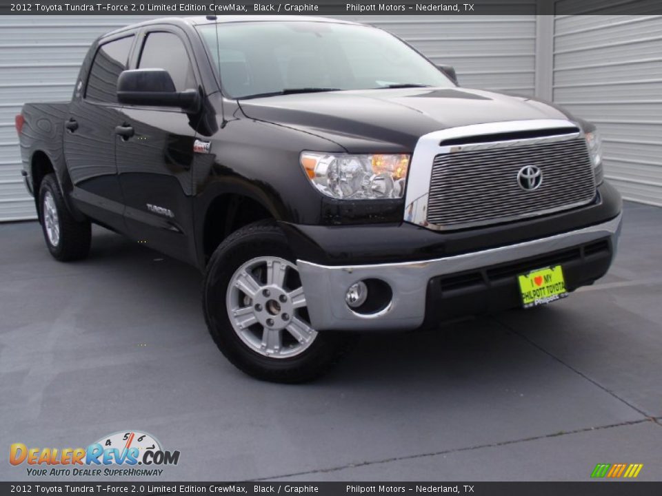 2012 Toyota Tundra T-Force 2.0 Limited Edition CrewMax Black / Graphite Photo #2