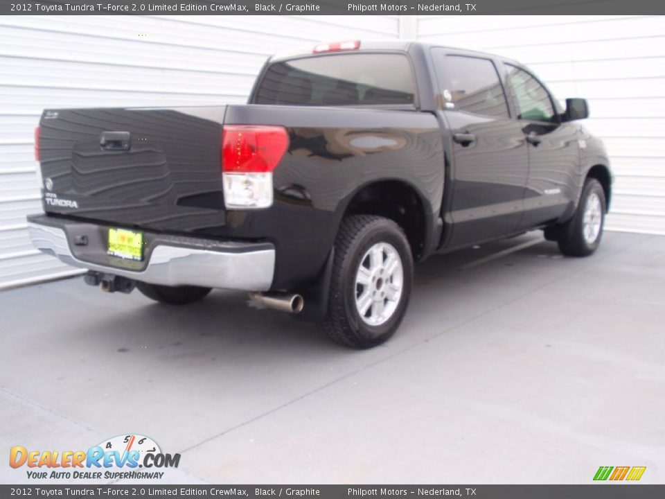 2012 Toyota Tundra T-Force 2.0 Limited Edition CrewMax Black / Graphite Photo #4