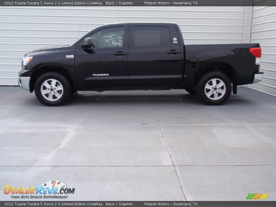 2012 Toyota Tundra T-Force 2.0 Limited Edition CrewMax Black / Graphite Photo #6