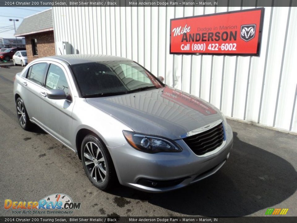 2014 Chrysler 200 Touring Sedan Billet Silver Metallic / Black Photo #1