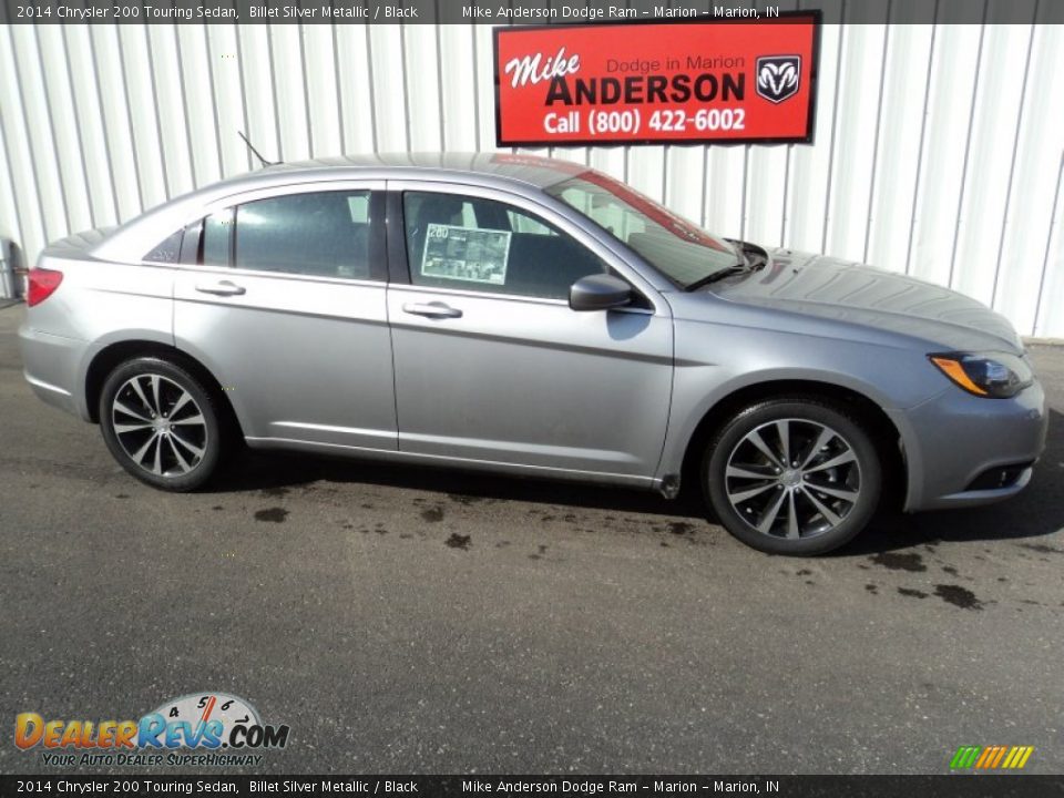 2014 Chrysler 200 Touring Sedan Billet Silver Metallic / Black Photo #2