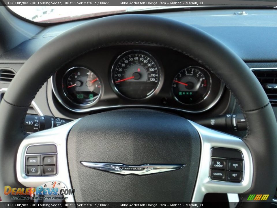 2014 Chrysler 200 Touring Sedan Billet Silver Metallic / Black Photo #7