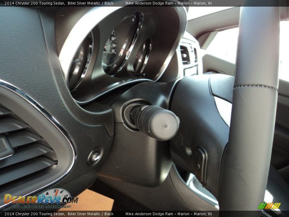 2014 Chrysler 200 Touring Sedan Billet Silver Metallic / Black Photo #12