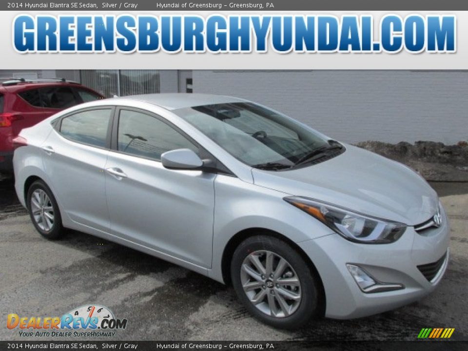 2014 Hyundai Elantra SE Sedan Silver / Gray Photo #1