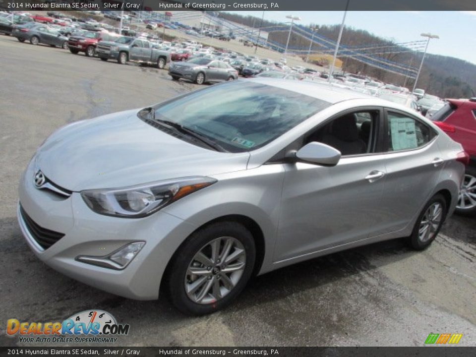 2014 Hyundai Elantra SE Sedan Silver / Gray Photo #4