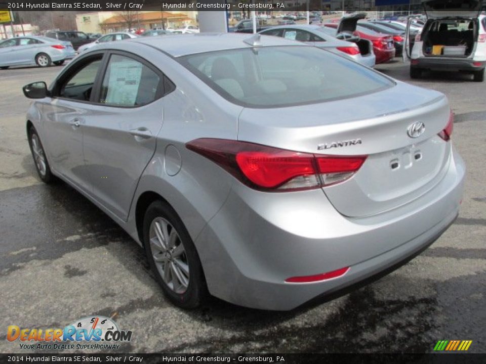 2014 Hyundai Elantra SE Sedan Silver / Gray Photo #5