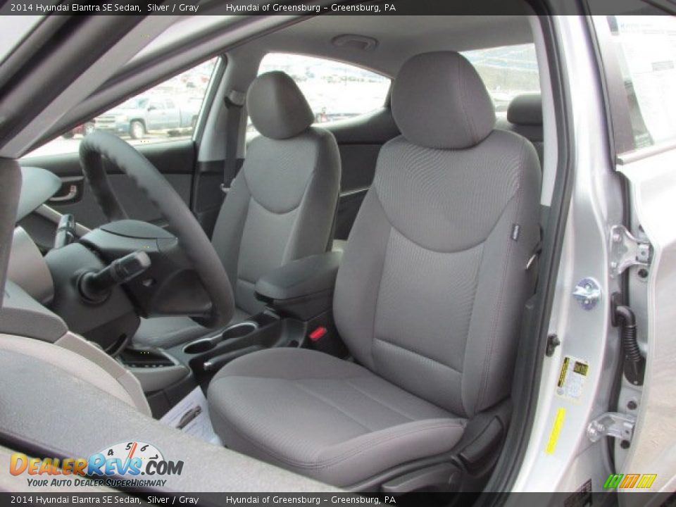 2014 Hyundai Elantra SE Sedan Silver / Gray Photo #8