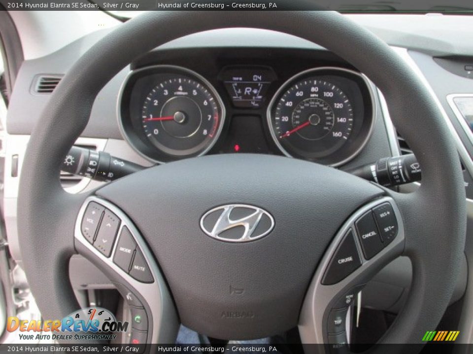 2014 Hyundai Elantra SE Sedan Silver / Gray Photo #13