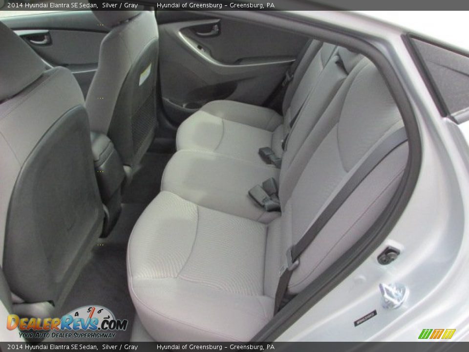 2014 Hyundai Elantra SE Sedan Silver / Gray Photo #14