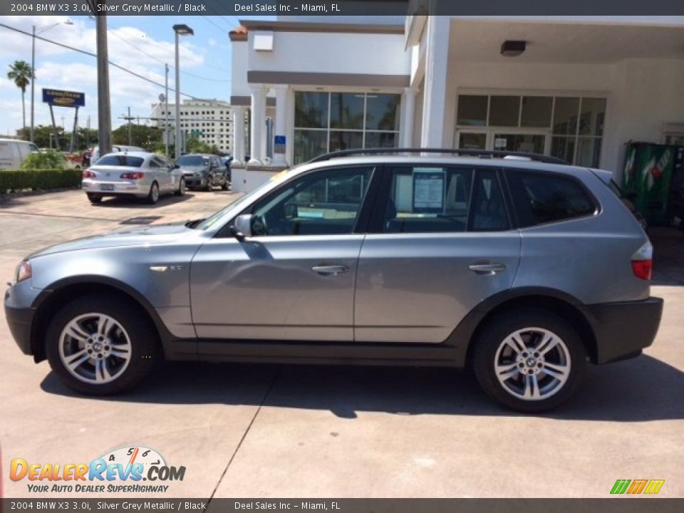2004 BMW X3 3.0i Silver Grey Metallic / Black Photo #2