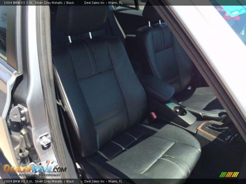 2004 BMW X3 3.0i Silver Grey Metallic / Black Photo #10