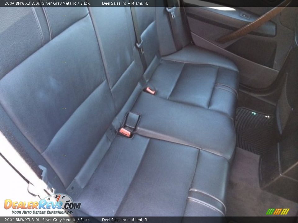 2004 BMW X3 3.0i Silver Grey Metallic / Black Photo #11