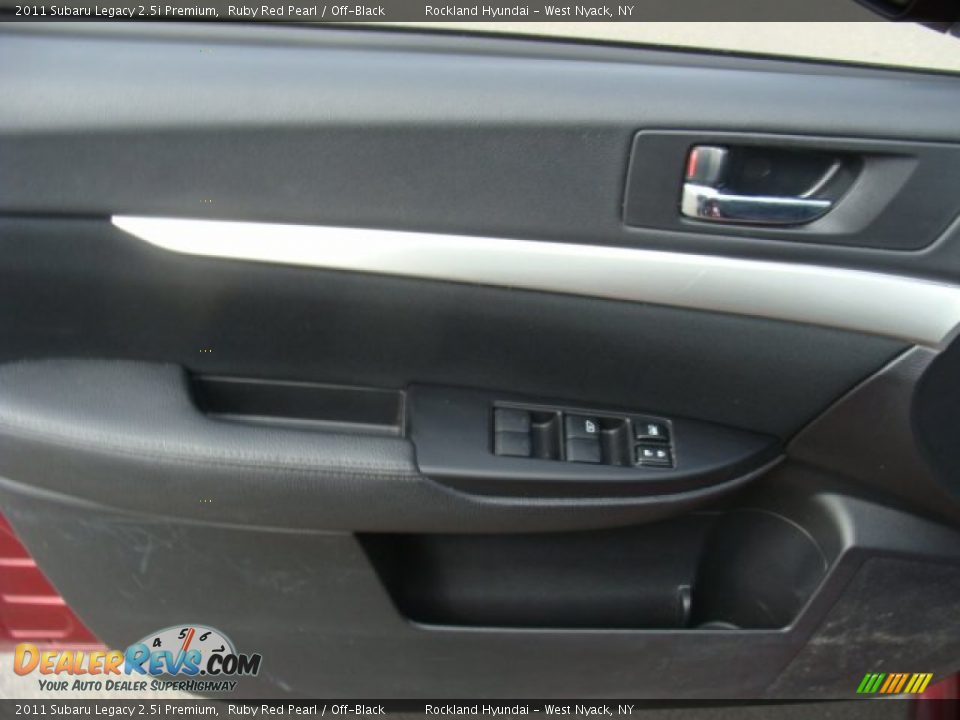 2011 Subaru Legacy 2.5i Premium Ruby Red Pearl / Off-Black Photo #7