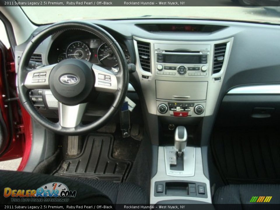 2011 Subaru Legacy 2.5i Premium Ruby Red Pearl / Off-Black Photo #12