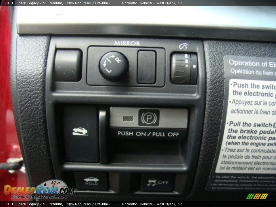 2011 Subaru Legacy 2.5i Premium Ruby Red Pearl / Off-Black Photo #13