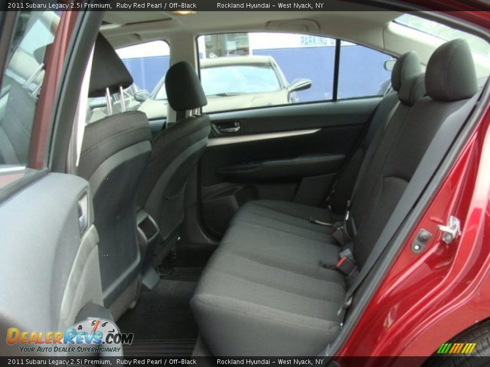 2011 Subaru Legacy 2.5i Premium Ruby Red Pearl / Off-Black Photo #20