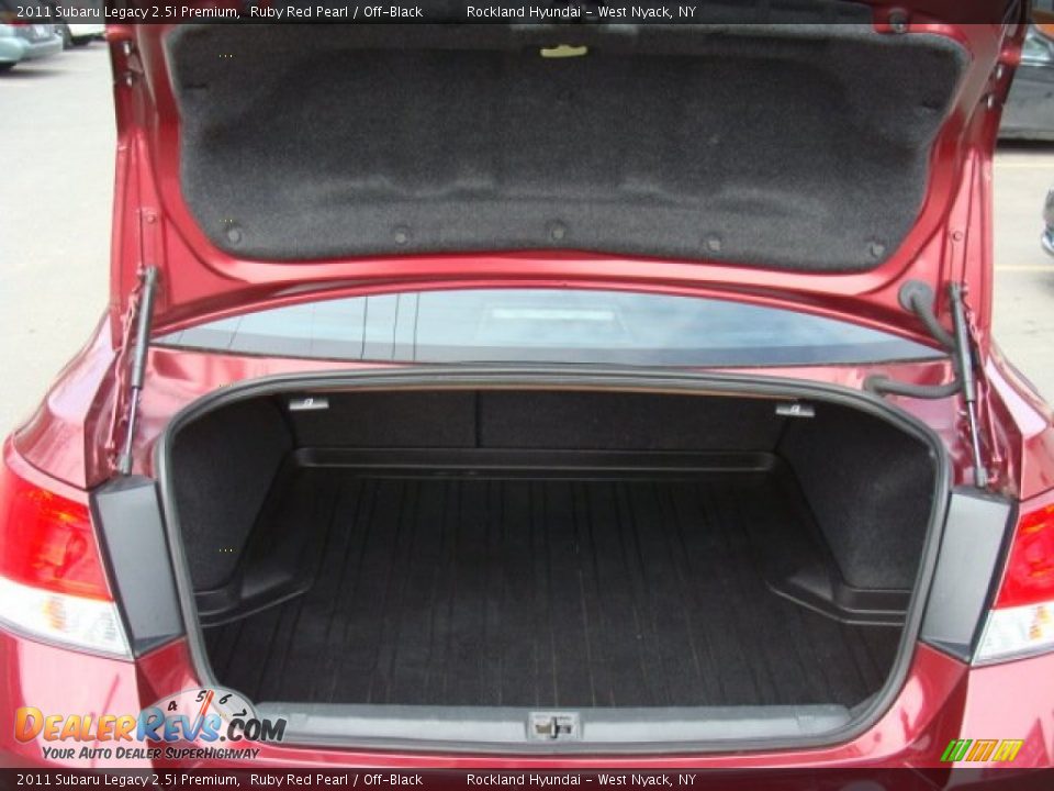 2011 Subaru Legacy 2.5i Premium Ruby Red Pearl / Off-Black Photo #21
