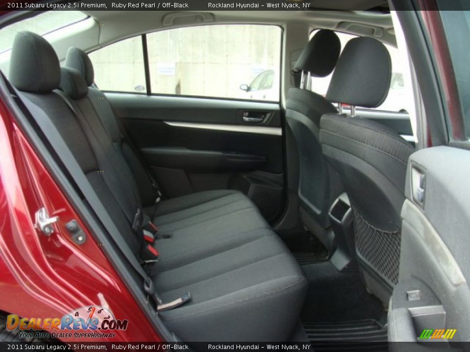 2011 Subaru Legacy 2.5i Premium Ruby Red Pearl / Off-Black Photo #23