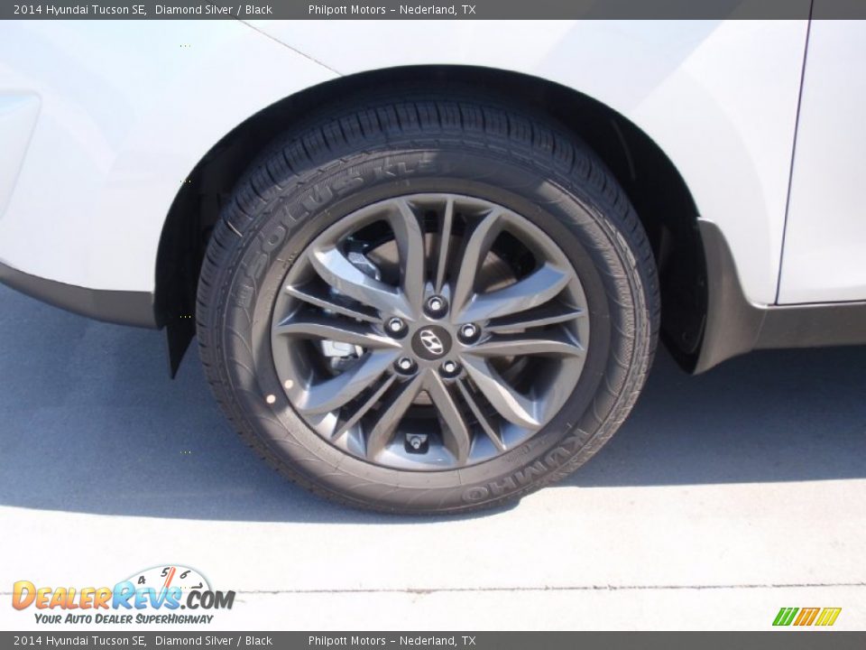 2014 Hyundai Tucson SE Diamond Silver / Black Photo #12