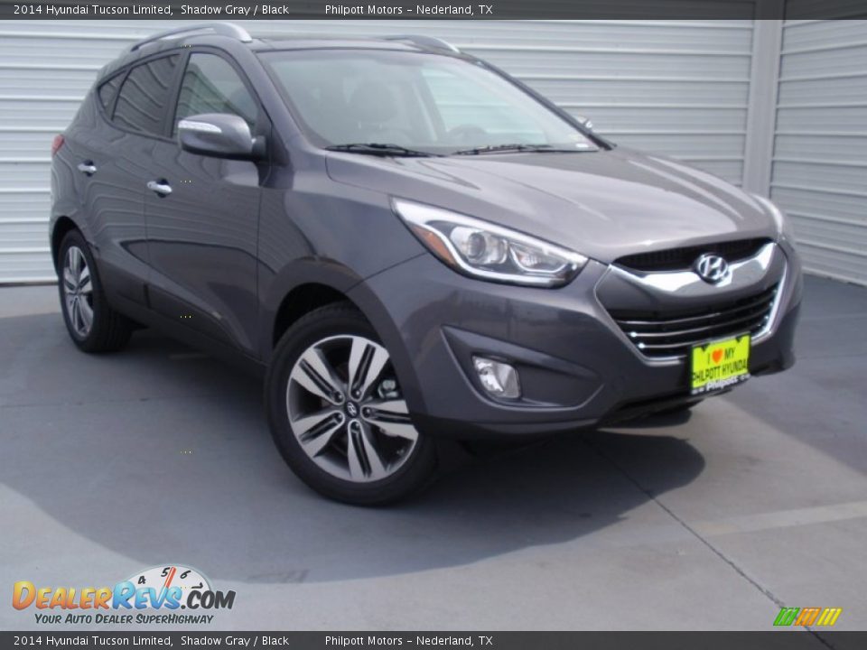 2014 Hyundai Tucson Limited Shadow Gray / Black Photo #1