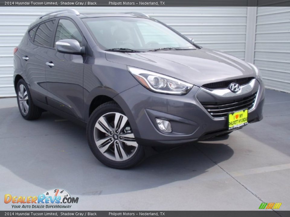 2014 Hyundai Tucson Limited Shadow Gray / Black Photo #2