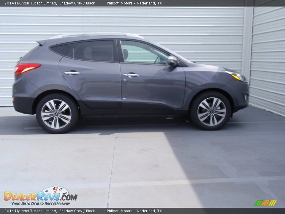 2014 Hyundai Tucson Limited Shadow Gray / Black Photo #3
