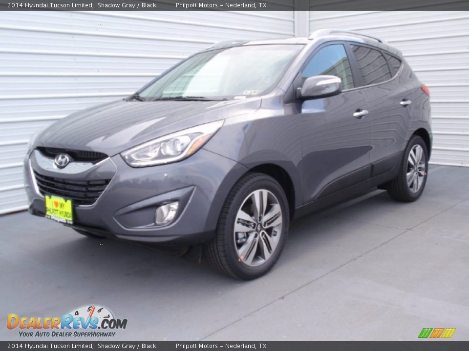 2014 Hyundai Tucson Limited Shadow Gray / Black Photo #7