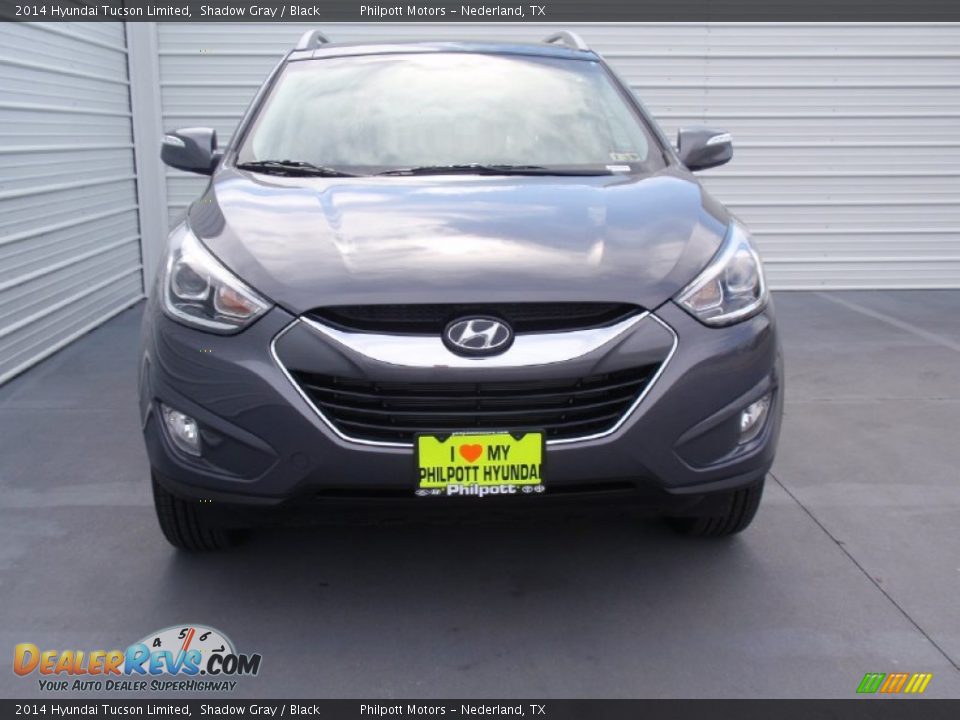 2014 Hyundai Tucson Limited Shadow Gray / Black Photo #8
