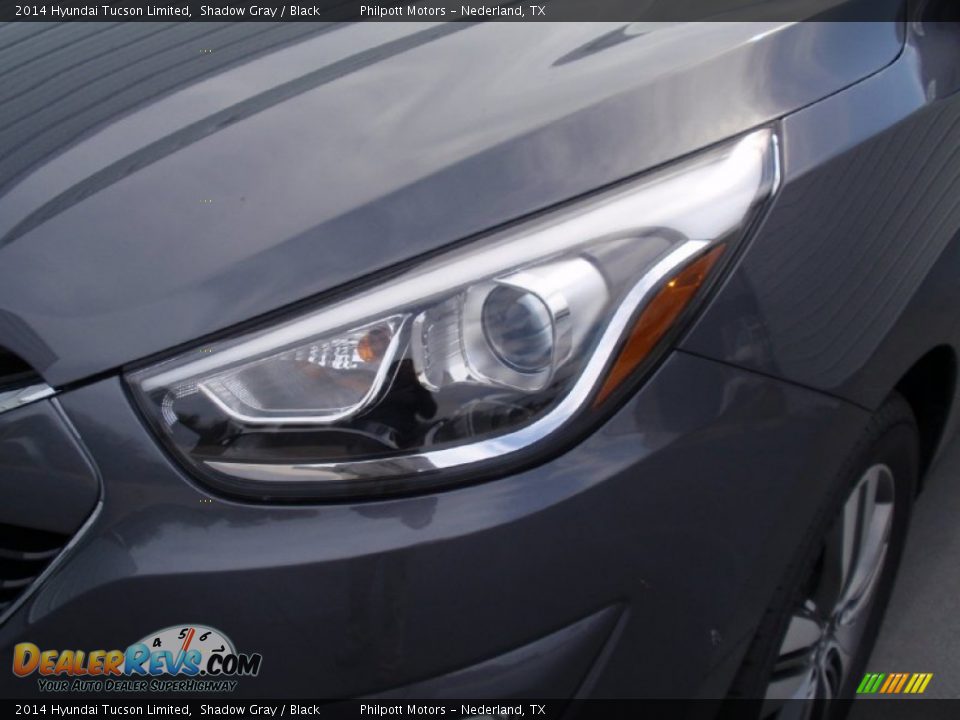 2014 Hyundai Tucson Limited Shadow Gray / Black Photo #9