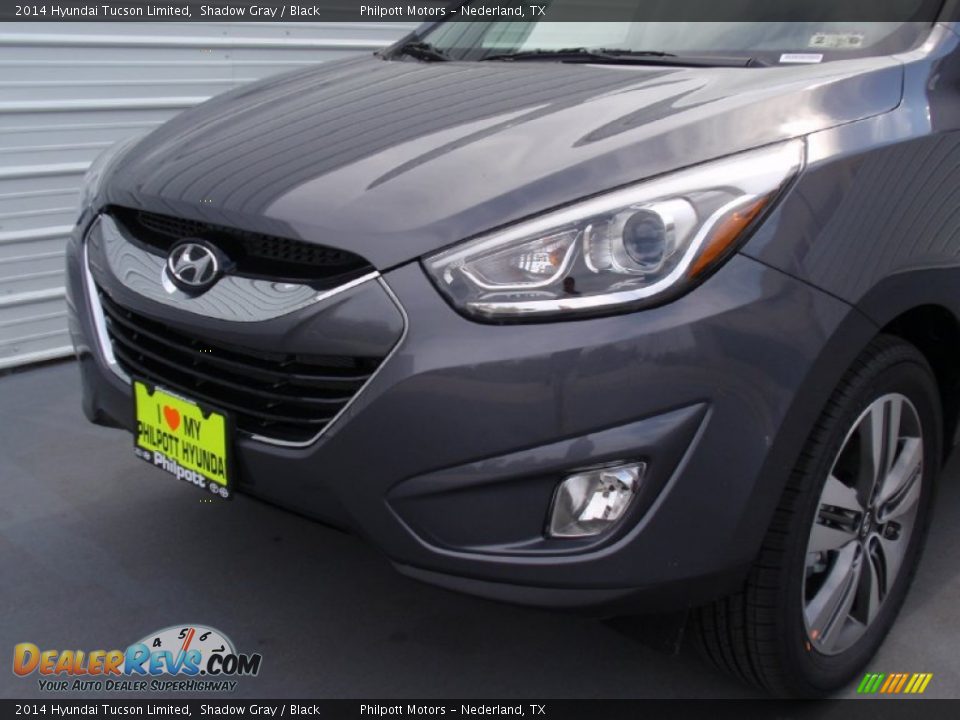 2014 Hyundai Tucson Limited Shadow Gray / Black Photo #11