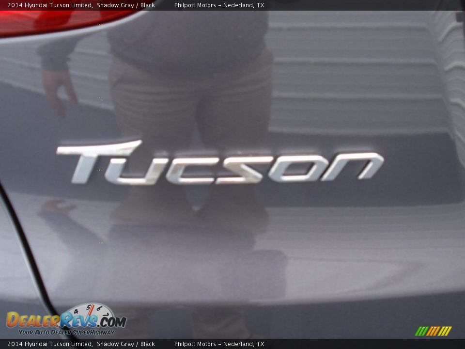 2014 Hyundai Tucson Limited Shadow Gray / Black Photo #14