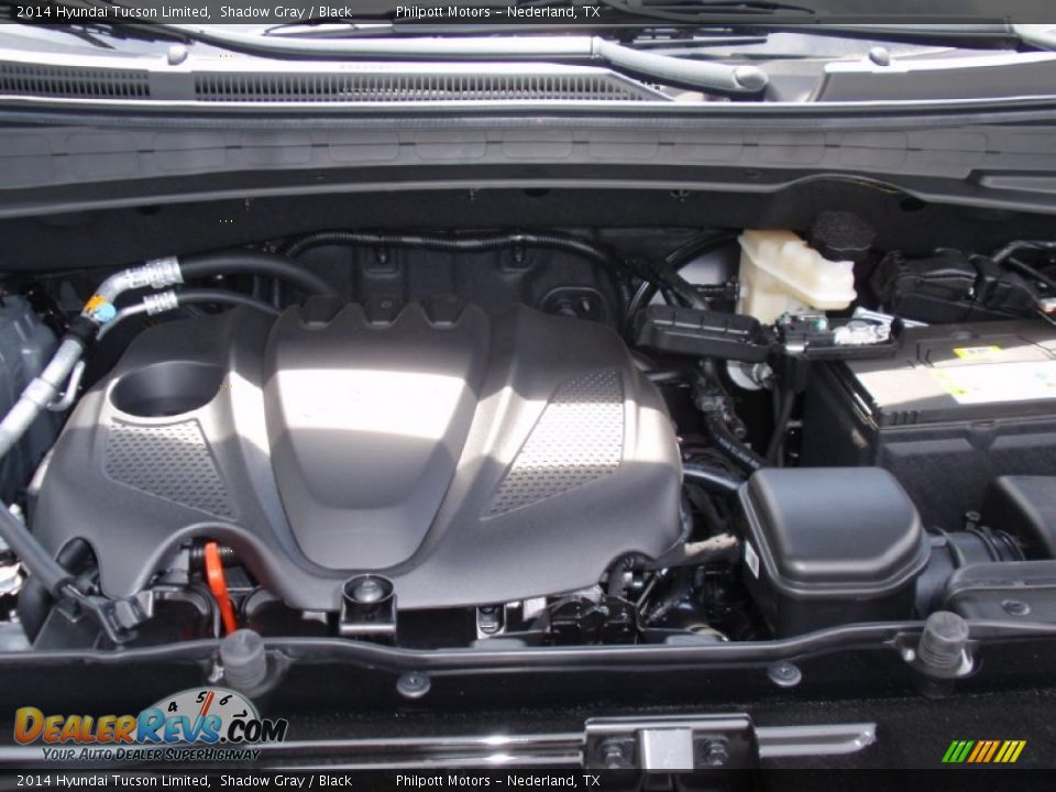 2014 Hyundai Tucson Limited Shadow Gray / Black Photo #16