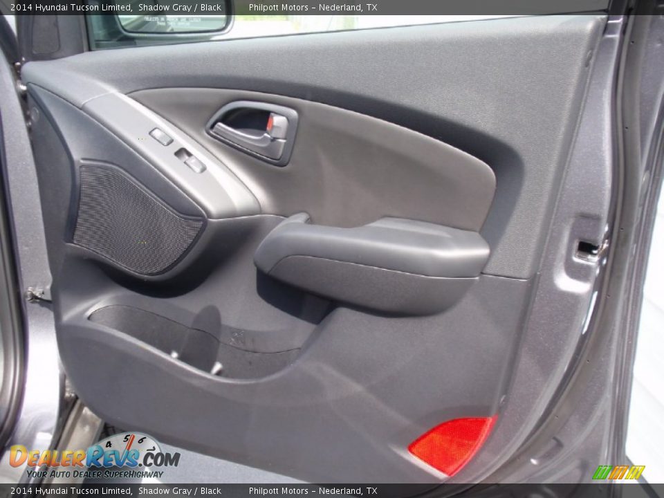 2014 Hyundai Tucson Limited Shadow Gray / Black Photo #17
