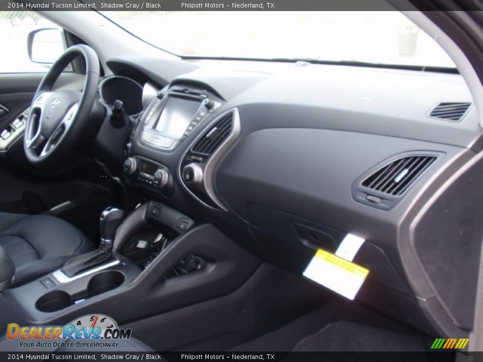 2014 Hyundai Tucson Limited Shadow Gray / Black Photo #18