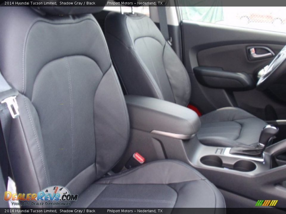 2014 Hyundai Tucson Limited Shadow Gray / Black Photo #19
