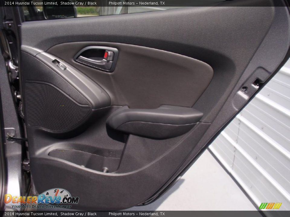2014 Hyundai Tucson Limited Shadow Gray / Black Photo #20