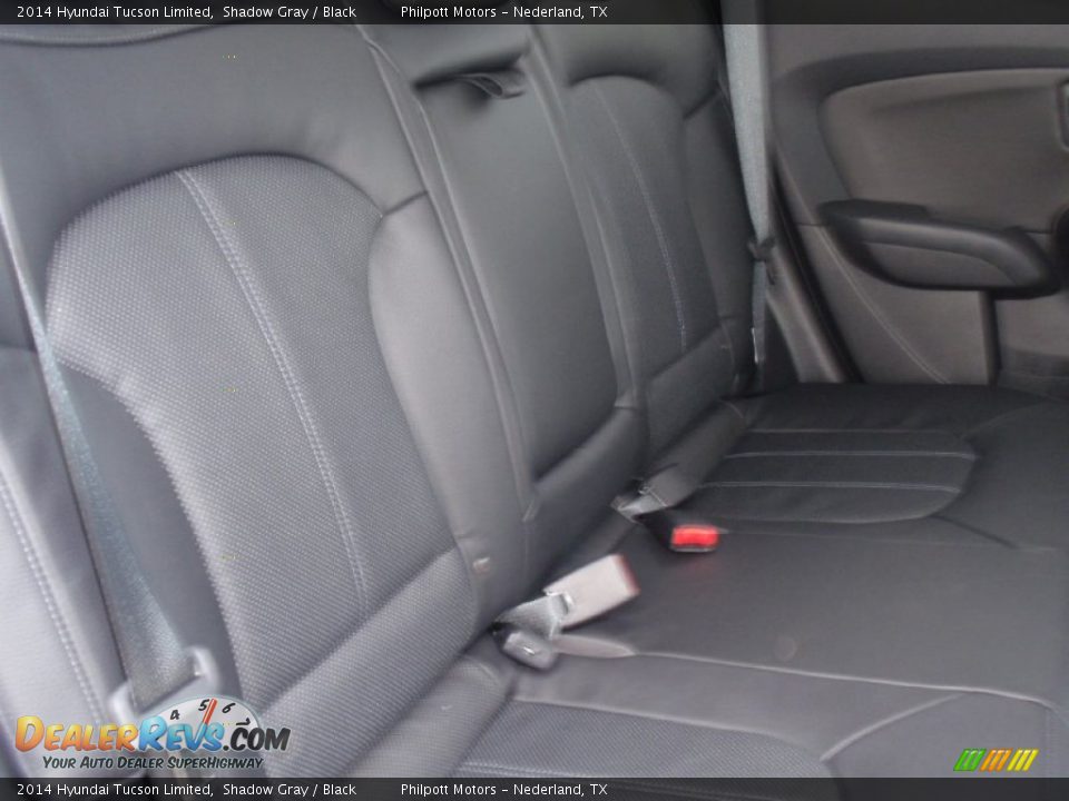 2014 Hyundai Tucson Limited Shadow Gray / Black Photo #21