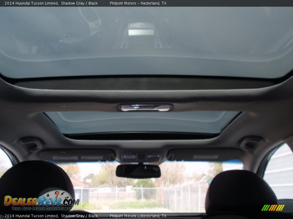 2014 Hyundai Tucson Limited Shadow Gray / Black Photo #23