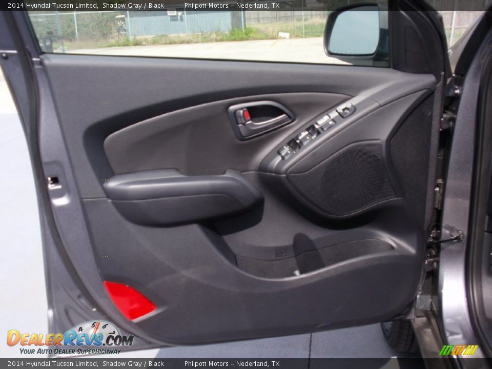 2014 Hyundai Tucson Limited Shadow Gray / Black Photo #24
