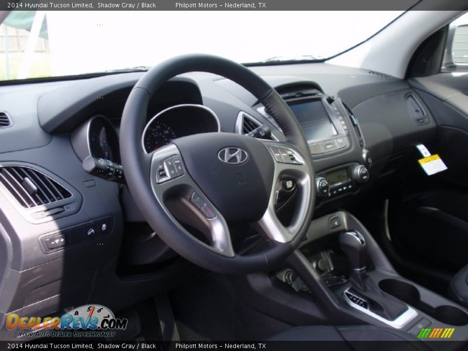 2014 Hyundai Tucson Limited Shadow Gray / Black Photo #26