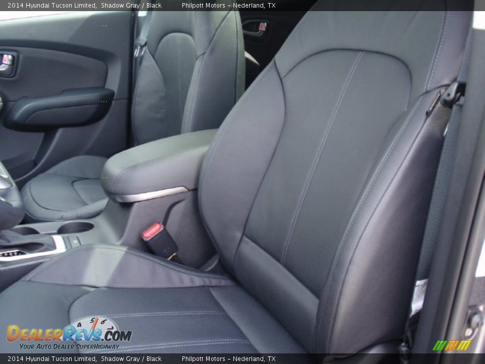 2014 Hyundai Tucson Limited Shadow Gray / Black Photo #27