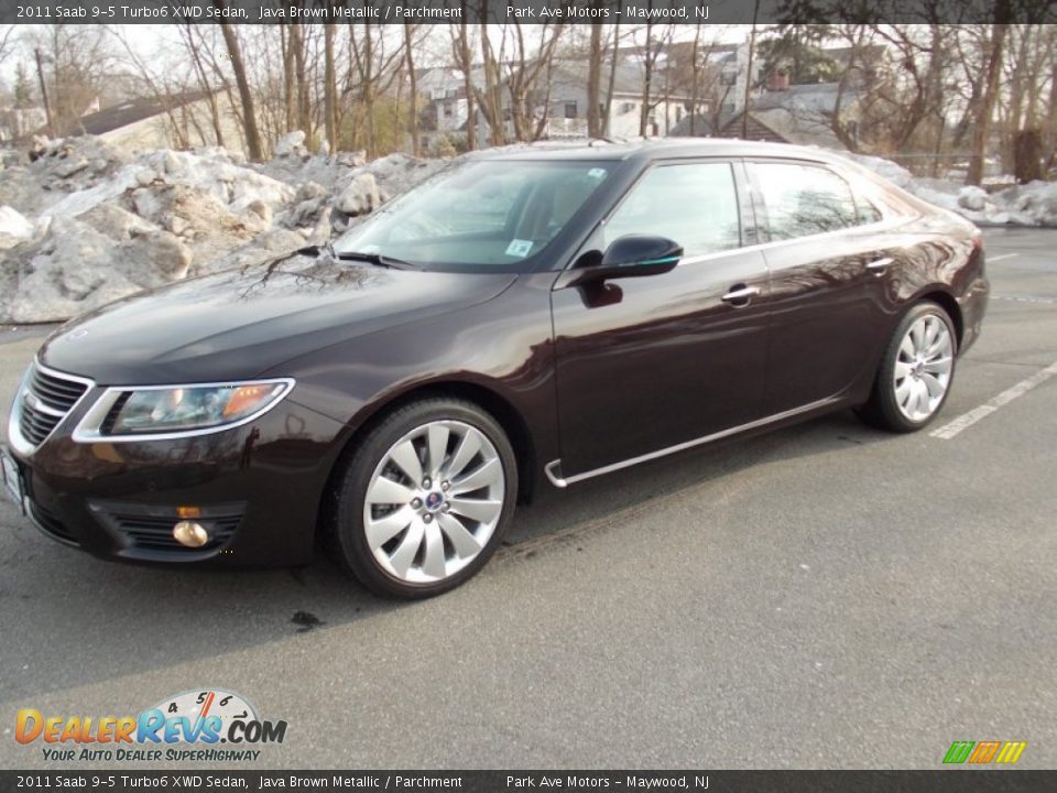 2011 Saab 9-5 Turbo6 XWD Sedan Java Brown Metallic / Parchment Photo #1