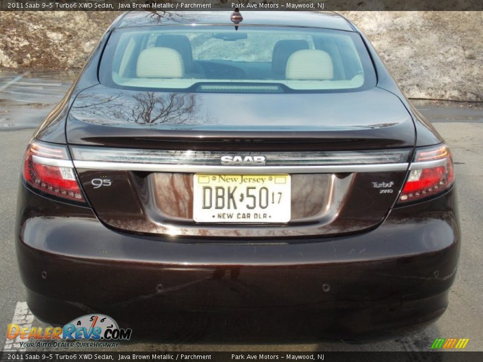 2011 Saab 9-5 Turbo6 XWD Sedan Java Brown Metallic / Parchment Photo #3